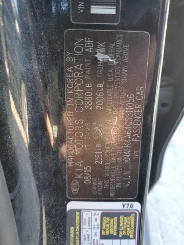 KNAFK4A64G5511056 | 2016 KIA forte lx