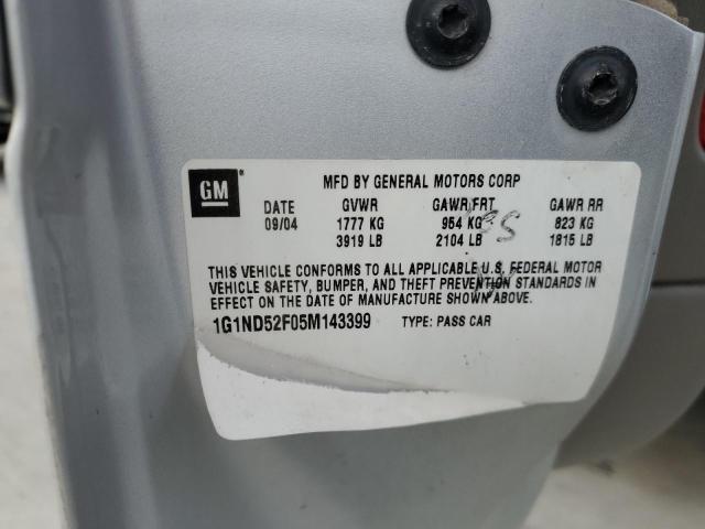 2005 Chevrolet Classic VIN: 1G1ND52F05M143399 Lot: 74481363