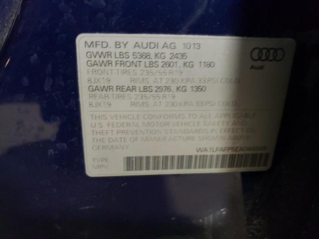 VIN WA1LFAFP5EA046649 2014 Audi Q5, Premium Plus no.12