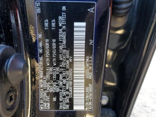 VIN 5TDJKRFH9FS209050 2015 Toyota Highlander, Xle no.13