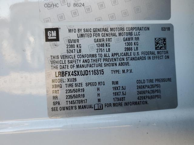 2018 BUICK ENVISION P - LRBFX4SX0JD116315
