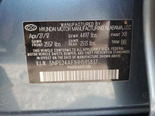 5NPE24AF1HH595837 | 2017 HYUNDAI SONATA SE