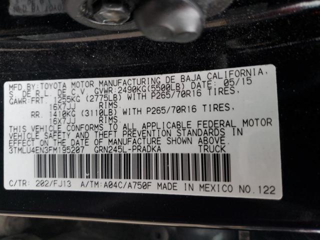 2015 TOYOTA TACOMA DOU - 3TMLU4EN3FM195207