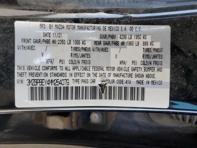 3MZBPBEY4MM254079 Mazda 3 PREMIUM 10