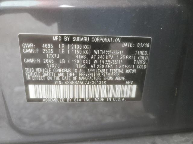 4S4BSAAC2J3301348 Subaru Outback 2.5i