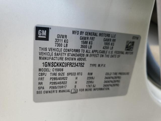 2015 CHEVROLET SUBURBAN C - 1GNSCKKC9FR234782