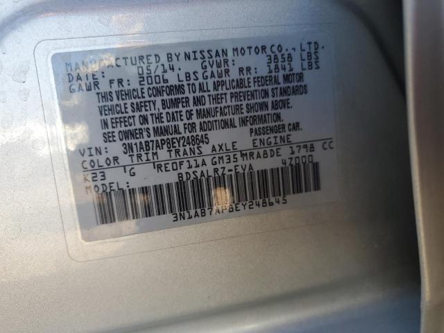 3N1AB7AP8EY248645 Nissan SENTRA S