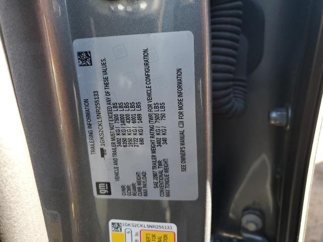 2022 GMC YUKON AT4 1GKS2CKL5NR255133