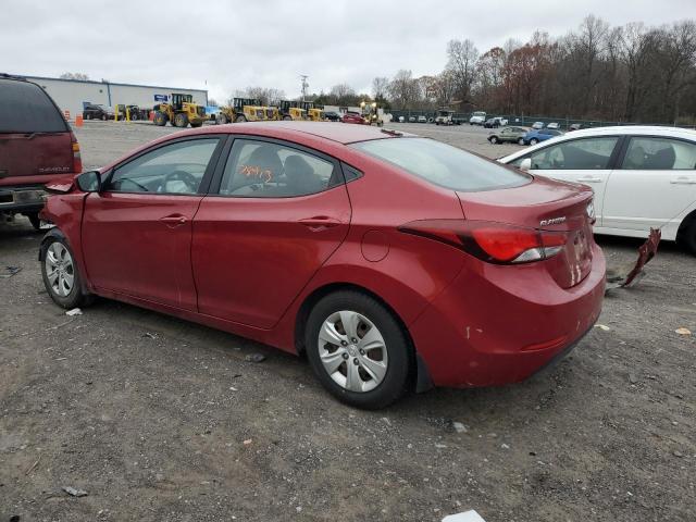 KMHDH4AE4GU623504 | 2016 Hyundai elantra se