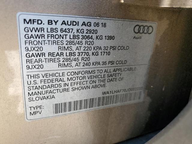 VIN WA1LHAF70JD052233 2018 Audi Q7, Premium Plus no.13