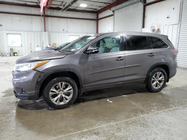 TOYOTA HIGHLANDER 2015 gray  gas 5TDJKRFH6FS204601 photo #1