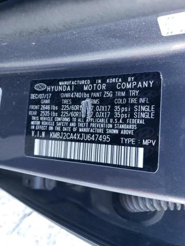 2018 HYUNDAI TUCSON SE - KM8J2CA4XJU647495