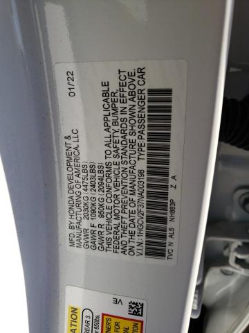 1HGCV2F37NA003198 | 2022 HONDA ACCORD SPO