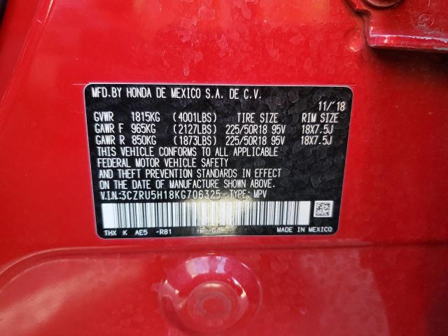 3CZRU5H18KG706325 Honda HR-V SPORT