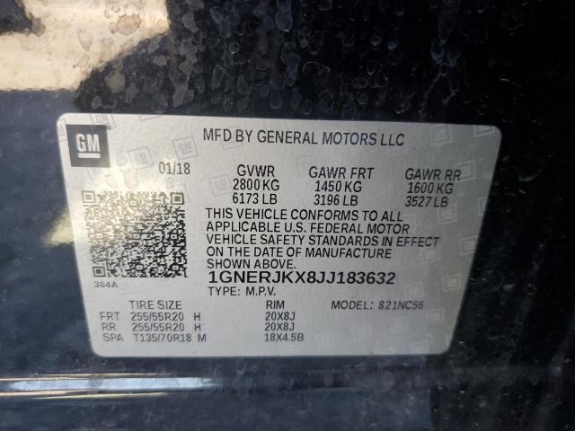Image 14 of 2018 Chevrolet Traverse salvage vehicle - Lot #76501943 at Copart