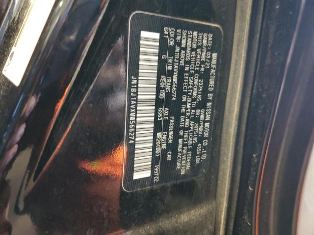 JN1BJ1AVXMW566274 Nissan Rogue Sport S
