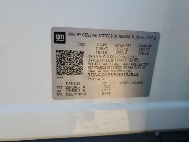 3GNAXKEV5MS164544 Chevrolet EQUINOX LT