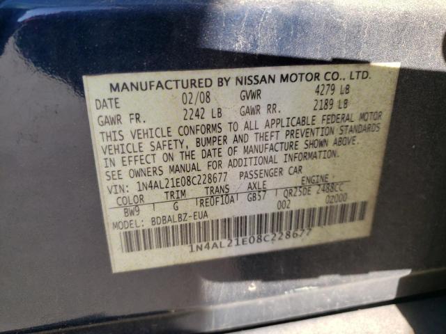 1N4AL21E08C228677 | 2008 Nissan altima 2.5