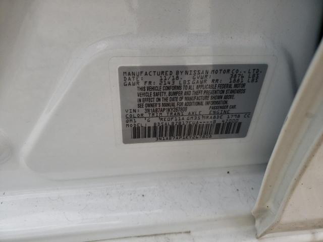 2019 NISSAN SENTRA S - 3N1AB7AP1KY267808