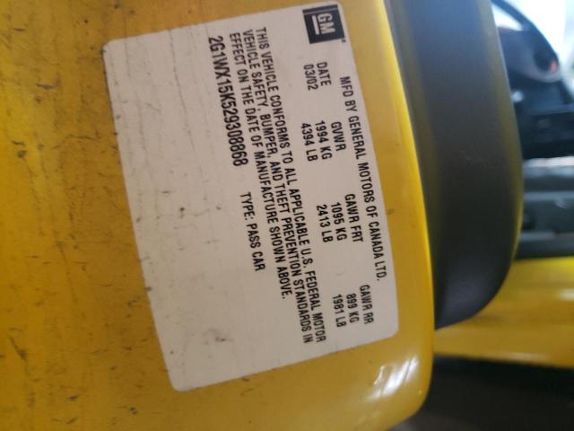 2002 Chevrolet Monte Carlo Ss VIN: 2G1WX15K529308868 Lot: 74762683