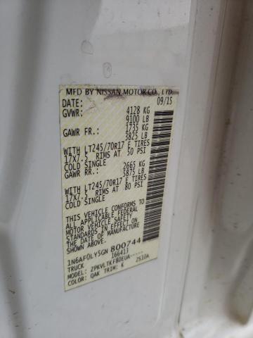 2016 NISSAN NV 2500 - 1N6AF0LY5GN800744