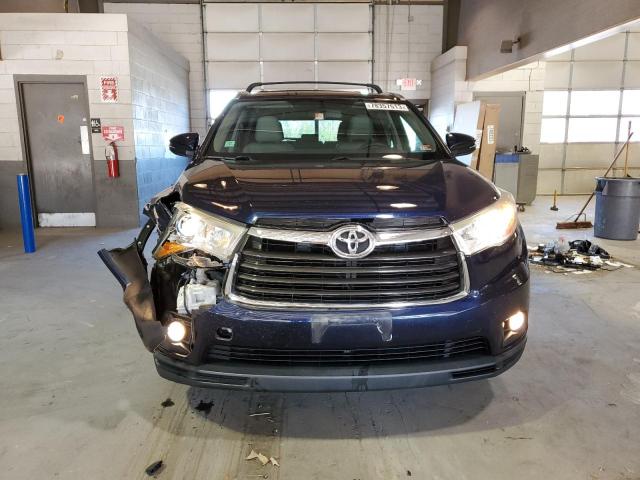 VIN 5TDJKRFHXES051459 2014 Toyota Highlander, Xle no.5