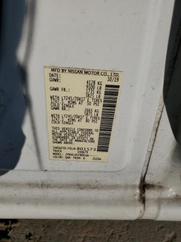 2020 NISSAN NV 2500 SV - 1N6AF0LY6LN801573