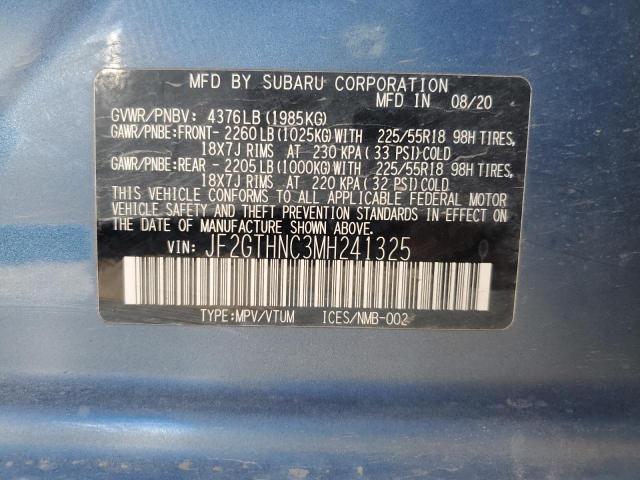 2021 SUBARU CROSSTREK - JF2GTHNC3MH241325