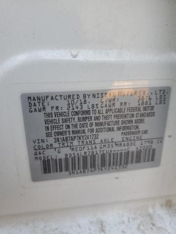 3N1AB7AP7KY241732 | 2019 NISSAN SENTRA S