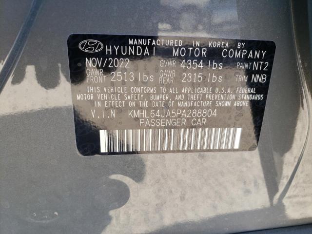 KMHL64JA5PA288804 | 2023 HYUNDAI SONATA SEL