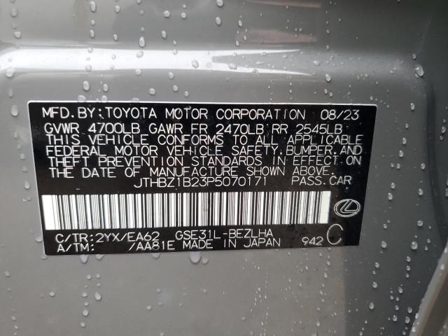 2023 LEXUS IS 350 F S JTHBZ1B23P5070171