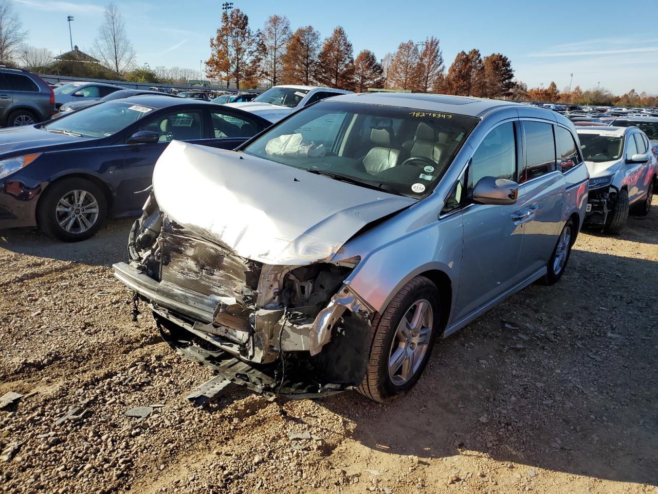 5FNRL5H95DB050933 2013 Honda Odyssey Touring