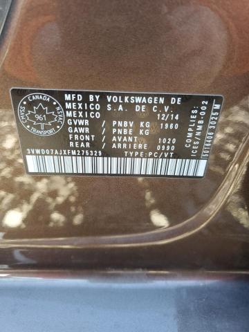 2015 VOLKSWAGEN JETTA SE - 3VWD07AJXFM275329