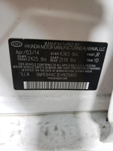 5NPEB4AC3EH925902 | 2014 HYUNDAI SONATA GLS