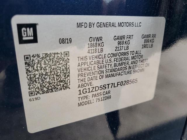 2020 CHEVROLET MALIBU LT - 1G1ZD5ST7LF028565
