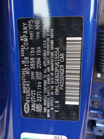 KMHLS4AG3PU615554 | 2023 Hyundai elantra sel