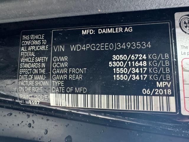 WD4PG2EE0J3493534 Mercedes-Benz Metris