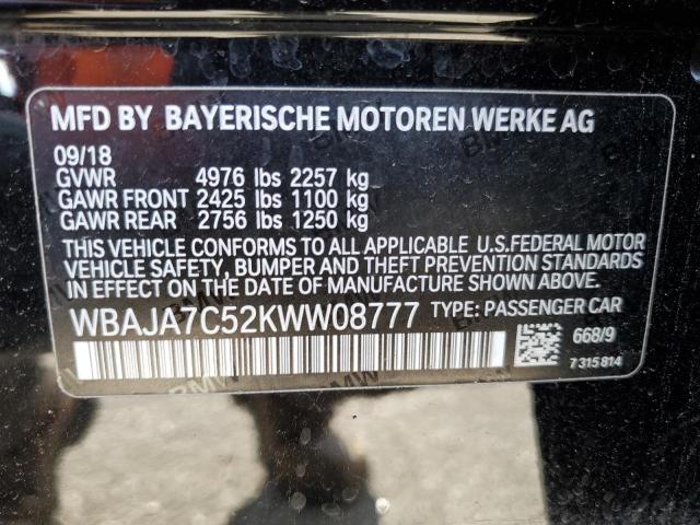 2019 BMW 530 XI - WBAJA7C52KWW08777