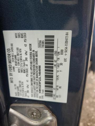 2020 FORD TRANSIT CO - NM0GE9F22L1464996