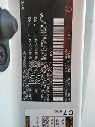 2020 TOYOTA 4RUNNER SR - JTEBU5JRXL5819107
