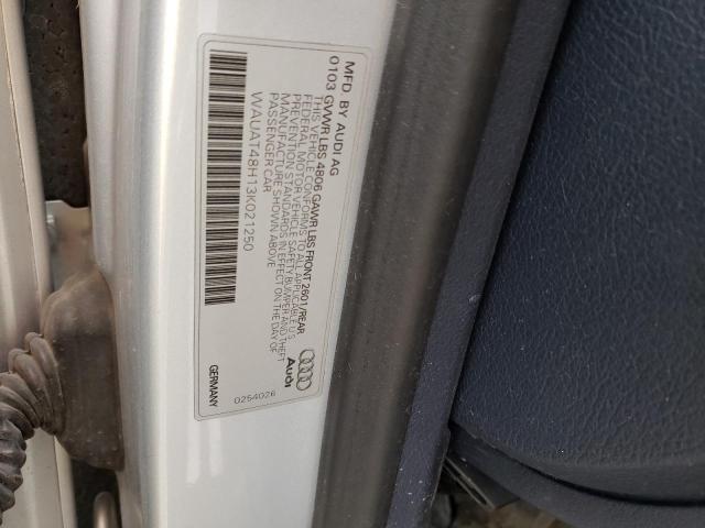 2003 Audi A4 3.0 Cabriolet VIN: WAUAT48H13K021250 Lot: 76801413