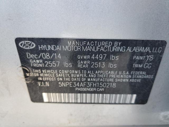 5NPE34AF3FH150218 | 2015 HYUNDAI SONATA SPO