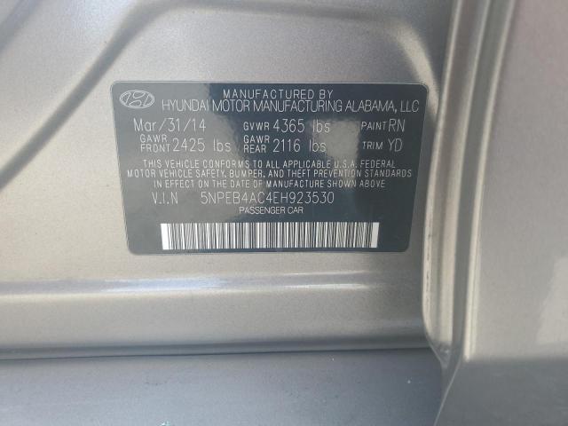 5NPEB4AC4EH923530 | 2014 HYUNDAI SONATA GLS