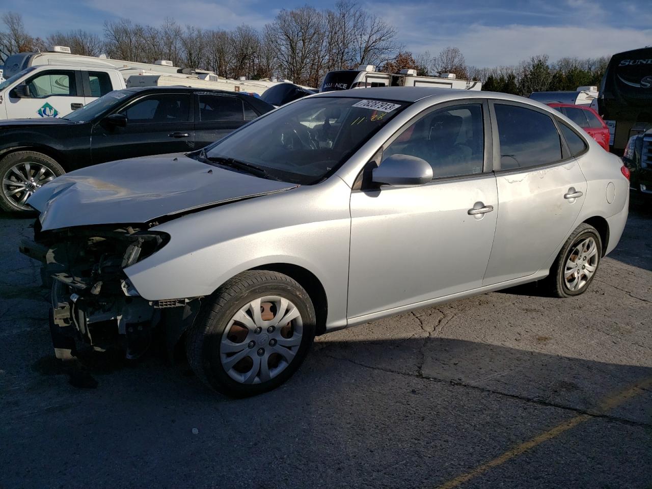 Lot #2869568835 2010 HYUNDAI ELANTRA BL