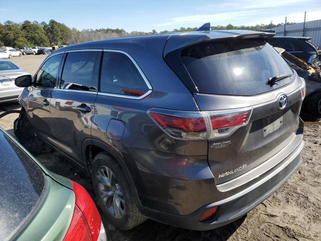 VIN 5TDZKRFH8FS105779 2015 Toyota Highlander, LE no.2