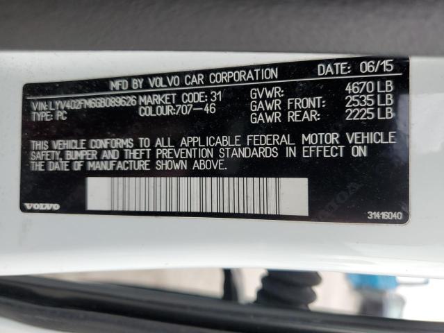 2016 VOLVO S60 PLATIN - LYV402FM6GB089626