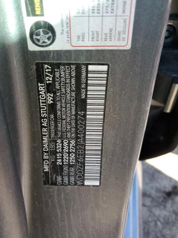 WDDZF6EB2JA400274 Mercedes-Benz E 43 4matic Amg