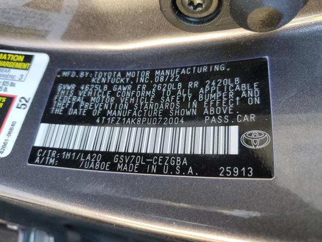 4T1FZ1AK8PU072004 | 2023 TOYOTA CAMRY XLE