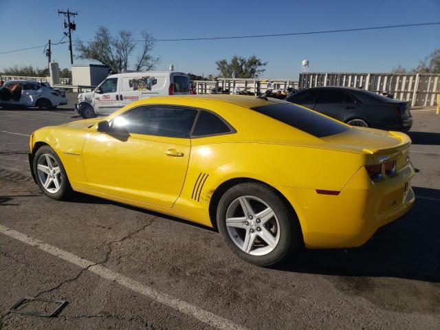 CHEVROLET CAMARO LT 2012 yellow coupe gas 2G1FB1E36C9137203 photo #3