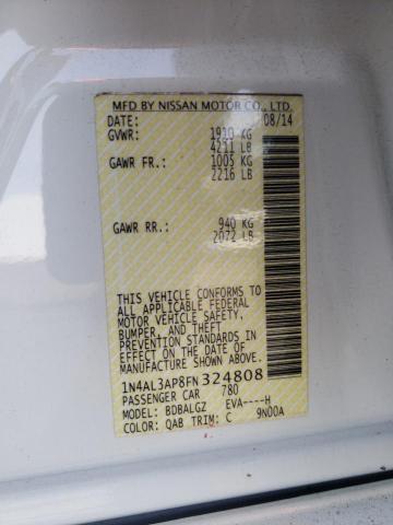 1N4AL3AP8FN324808 Nissan ALTIMA 2.5
